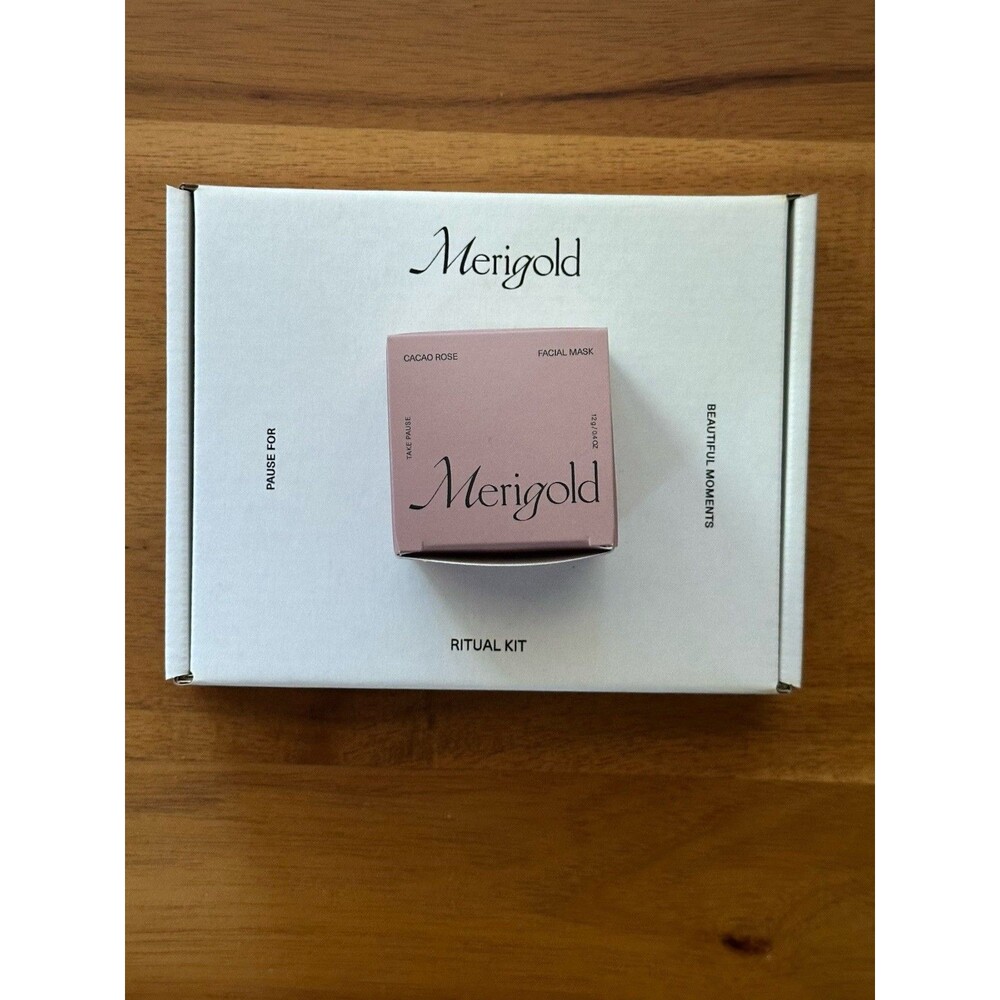 Merigold Cacoa Rose Facial Mask 12g/0.4 Oz with Ritual Kit - NIB - NEW